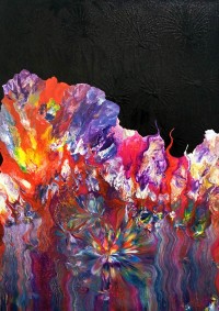 Mahira Ali, 20 x 30 Inch, Acrylic On Canvas. Abstract  Painting, AC-MAALI-003